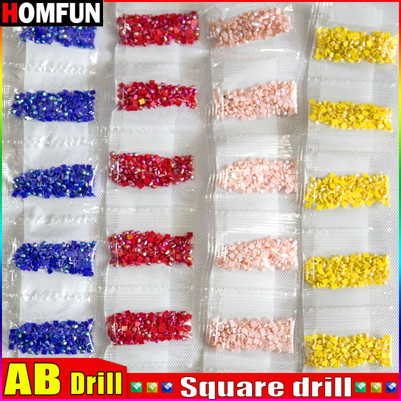 Photo Mosaic Print - HOMFUN AB Quadrat Bohrer DIY Diamant