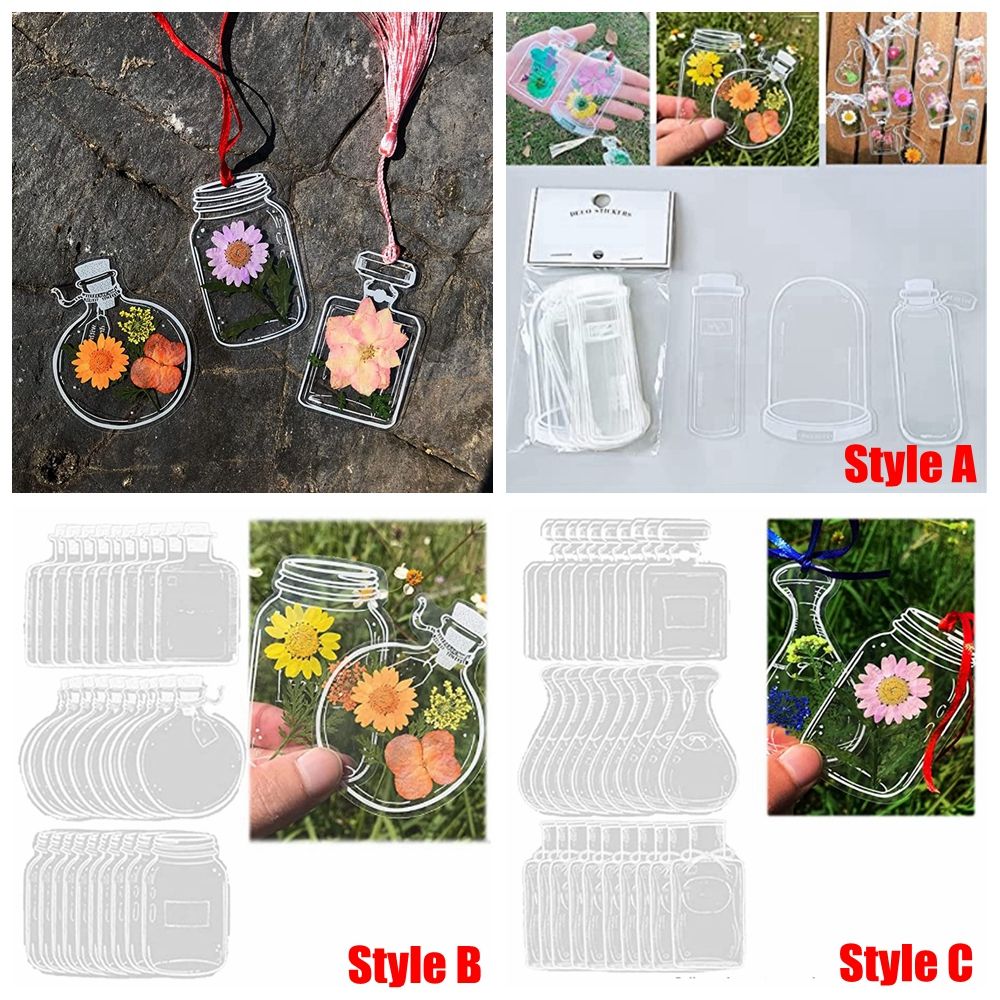 30 Stück DIY transparente getr – Dried Flower Bookmark Bewertung und Preis
