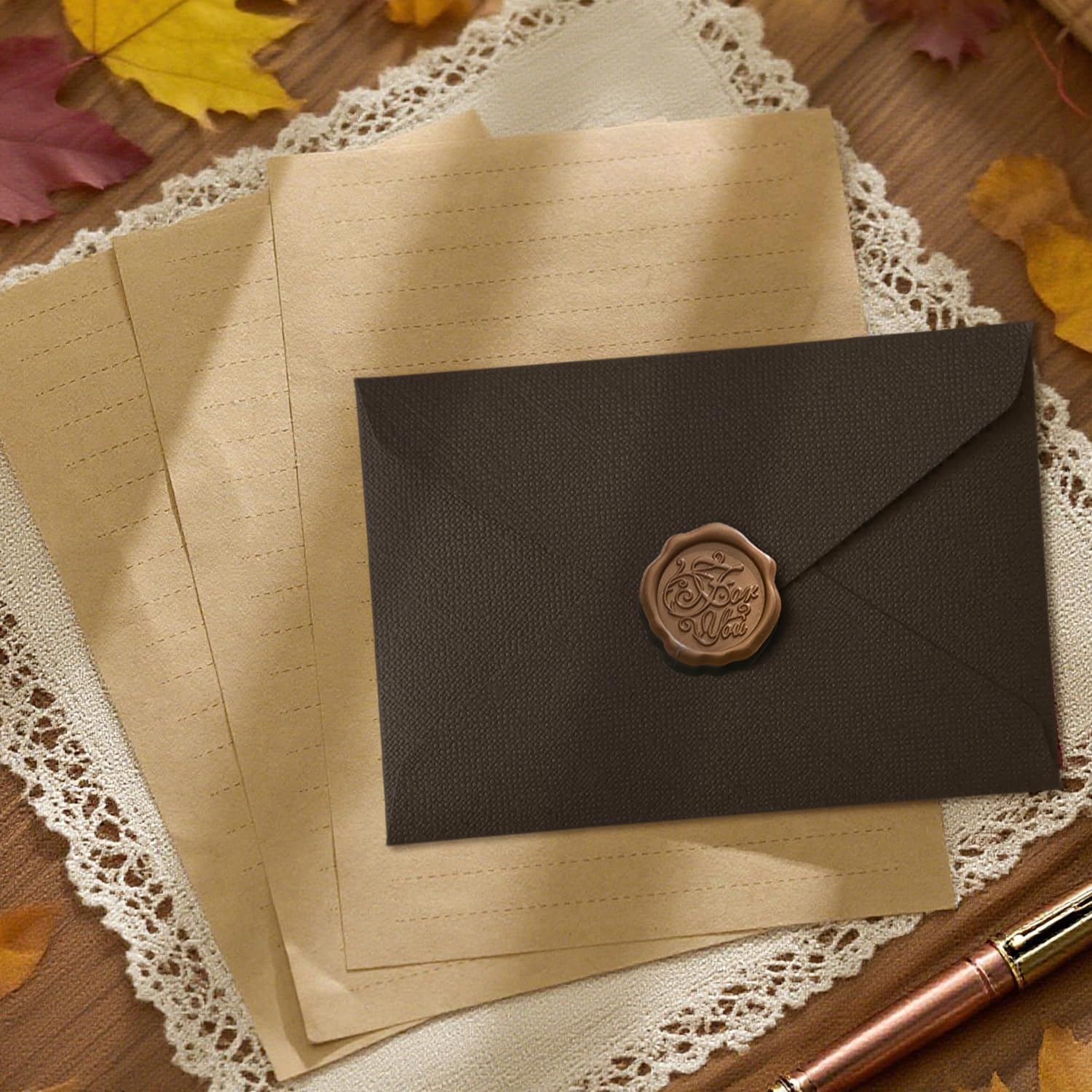 22-teiliges Vintage-Schreibpap – Wax Seal Letter Kit Bewertung und Preis