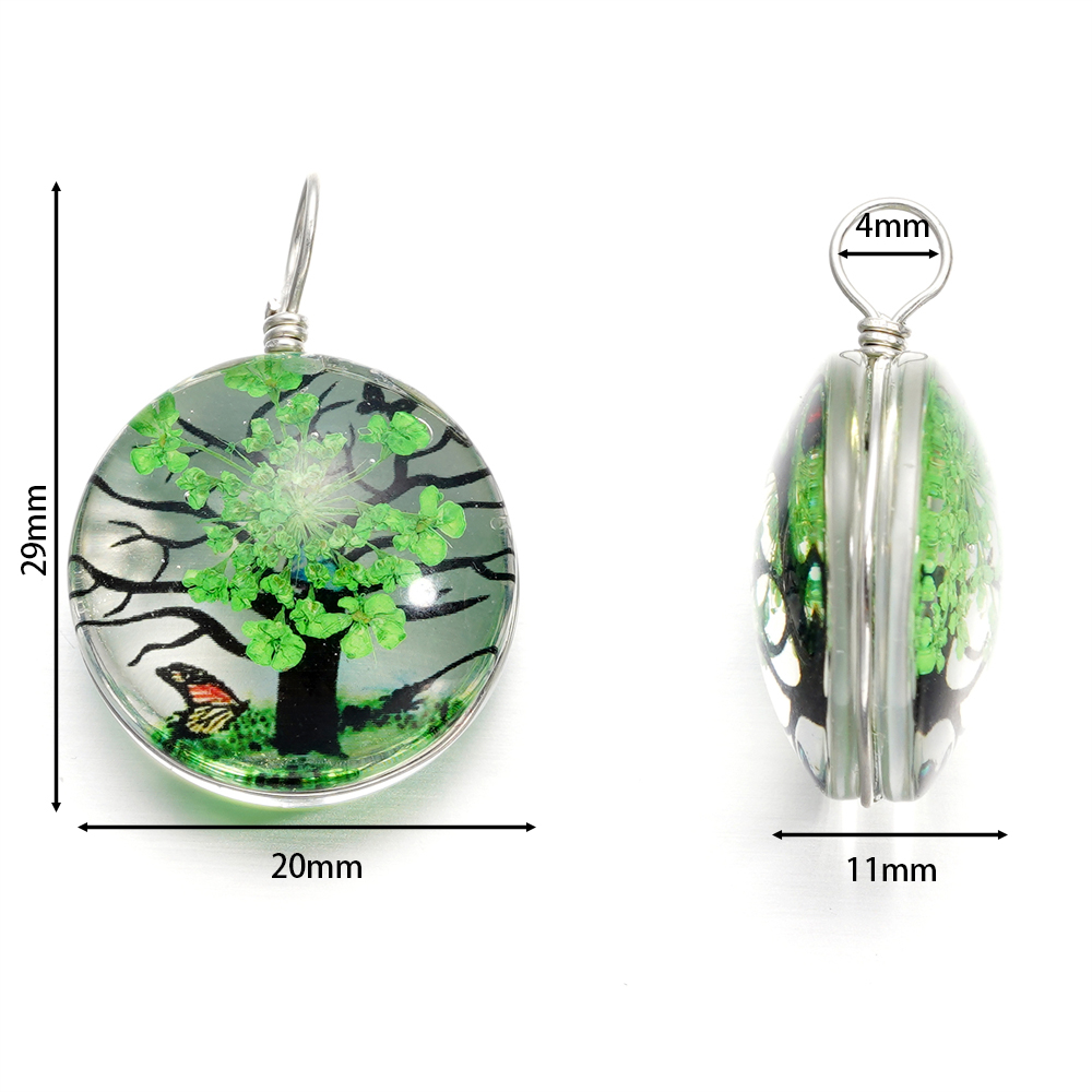 5 teile/los 20x29mm Schmuck Kr – Birth Flower Necklace Bewertung und Preis