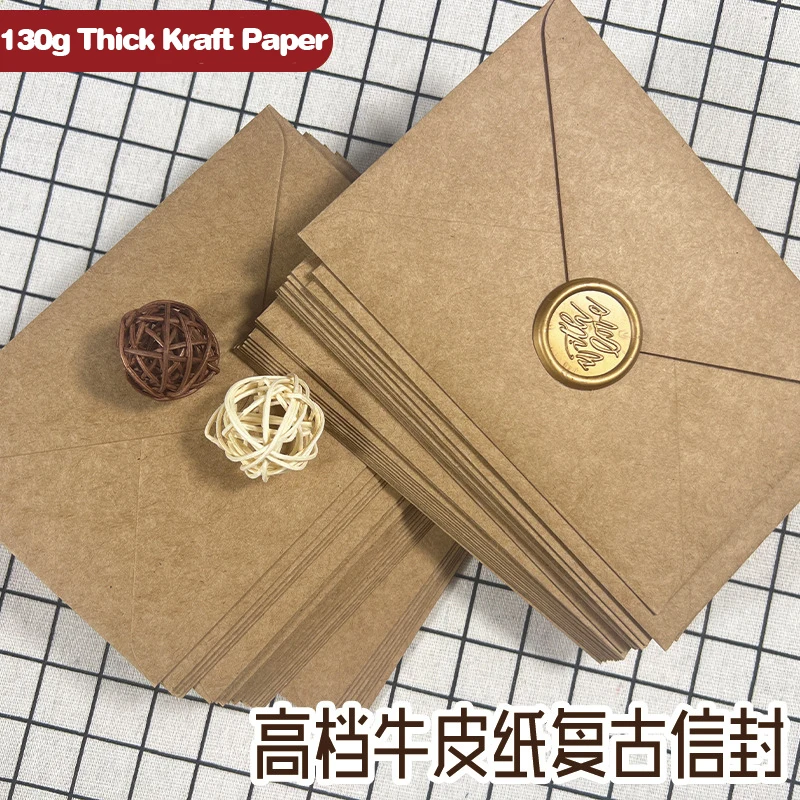 50 Stück Kraftpapier-Umschläge – Wax Seal Letter Kit Bewertung und Preis