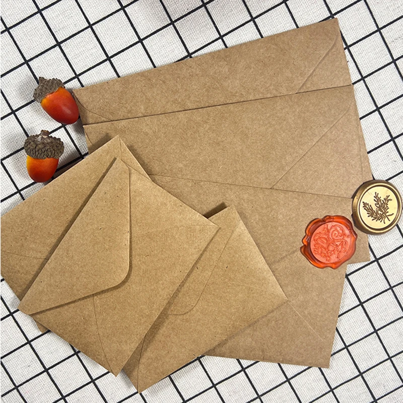 50 Stück Kraftpapier-Umschläge – Wax Seal Letter Kit Bewertung und Preis
